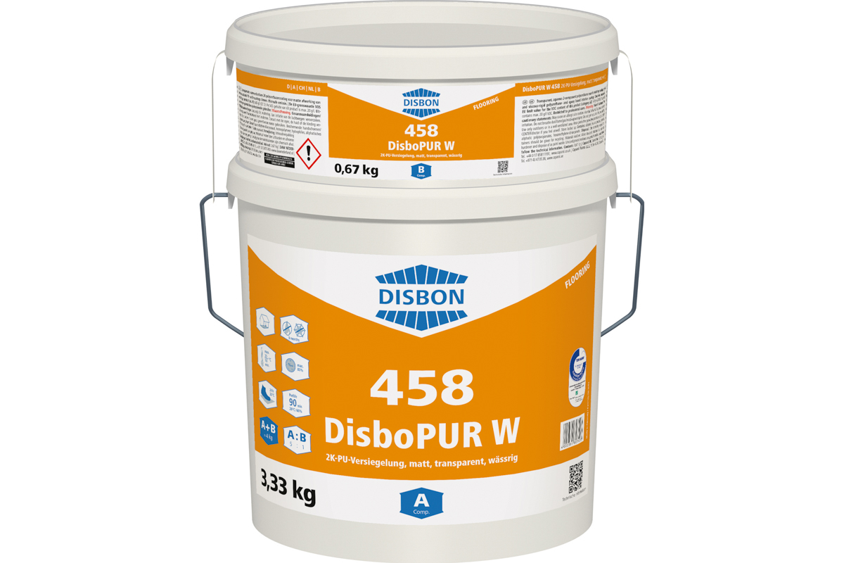 Disbon 458 Disbon PU-Aquasiegel 4,0 kg 2K-Gebinde Transparent